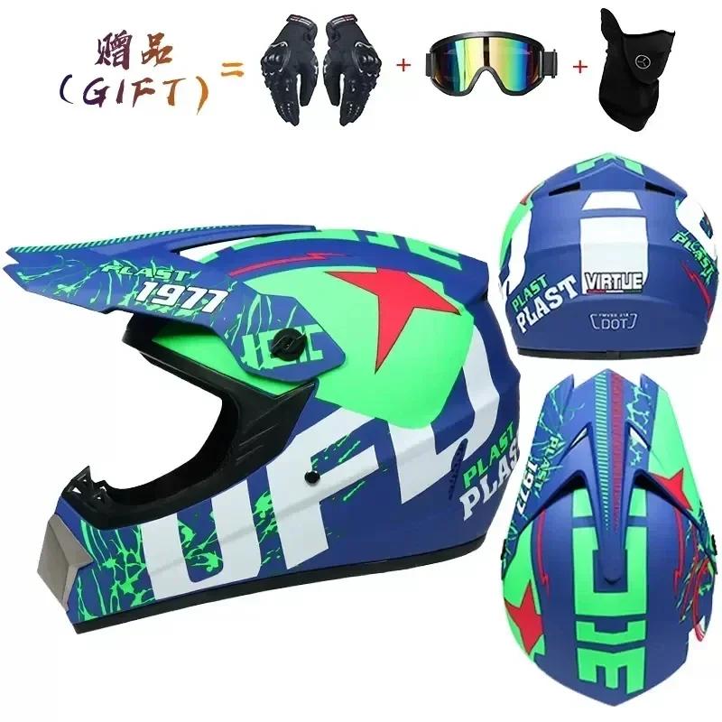 Motorcycle Helmet Full Face Racing Off Road Cross Motorcross Capacete Motocross Cascos Para Motos Mountain Downhill Bicycle DOT