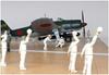 Beaver Corporation Japanese Navy Maintenance Staff Figures 22 Figures 3D Printer Kit BELF7202 Molded Color 1/72