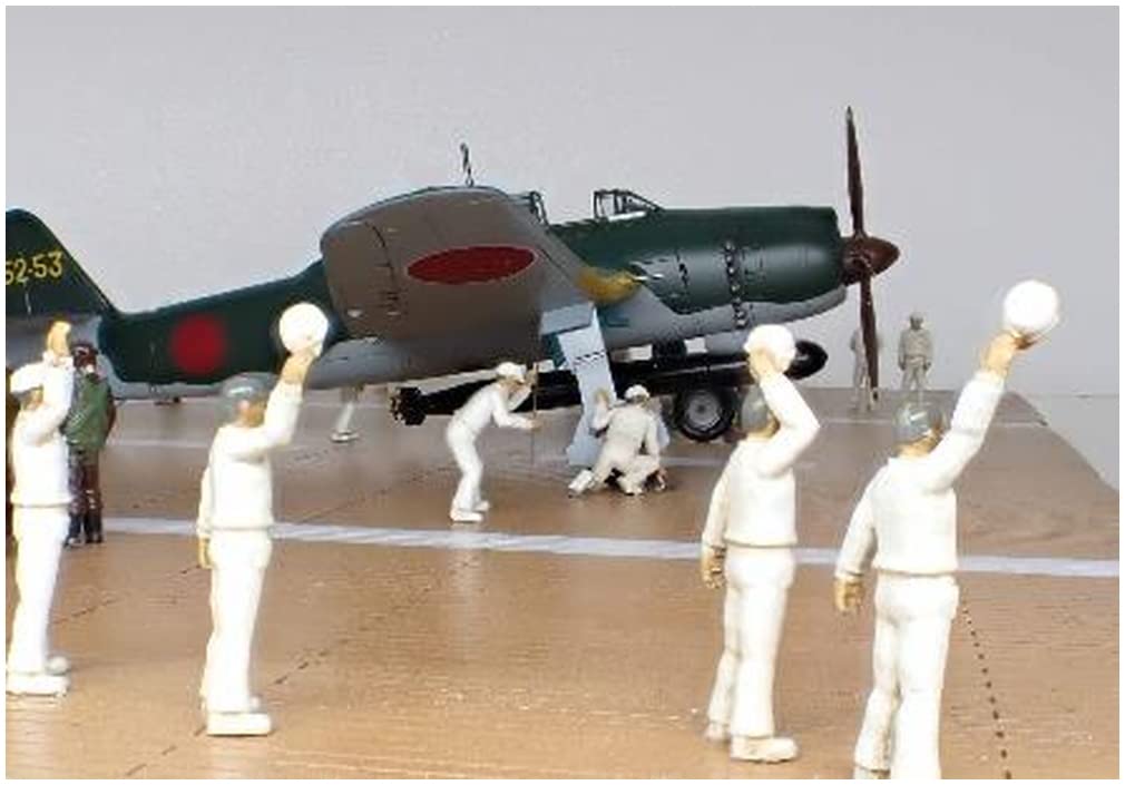 Beaver Corporation Japanese Navy Maintenance Staff Figures 22 Figures 3D Printer Kit BELF7202 Molded Color 1/72