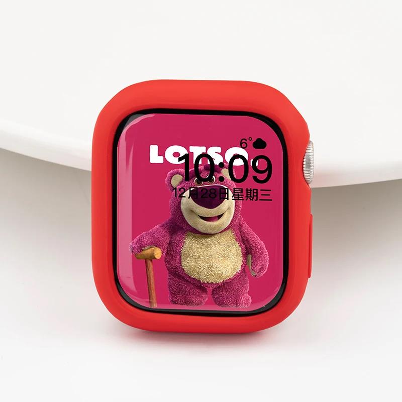 Candy Soft Silicone Case for Apple Watch Cover 10 9 8 7 6 Protection for Iwatch Series 46mm 42mm 45mm 44mm 40mm 41mm Cute Bumper 7