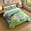 Juego de Ropa de Cama de 3 PiezasMarsupilami Sábana Suave y Dos Fundas de Almohada Decoración del Dormitorio del Hogar