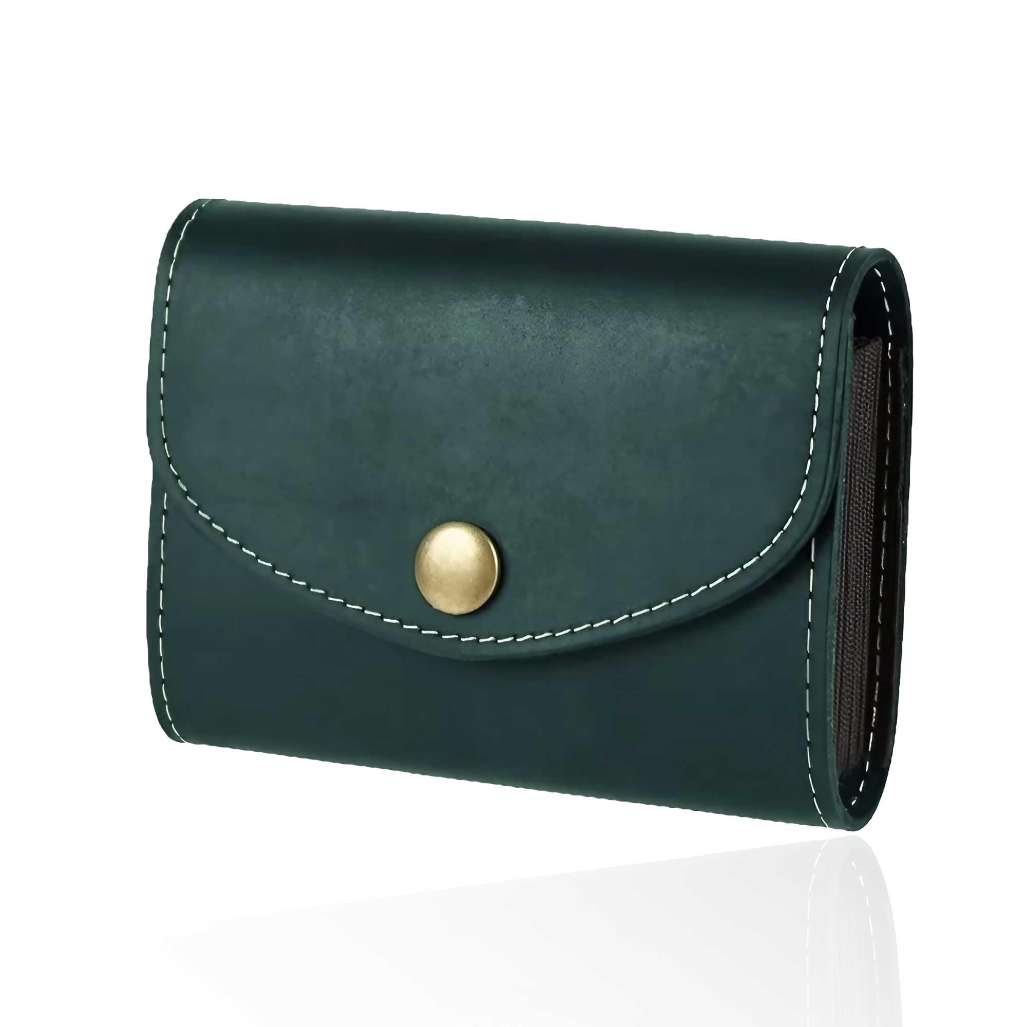 

Kameto Bag Manufacturing Card Case [Made of High-Quality Genuine Leather] [Handcrafted by Artisans] Large Capacity Credit Card Case (Holds 12 Cards)