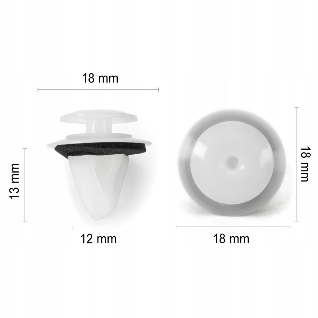 10X Spinka Listwy Bocznej Progowej Mazda 2 3 5 6