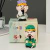 Mini Three Kingdoms Desktop Figurine Kawaii Car Ornament Anime Sculpture  Desk