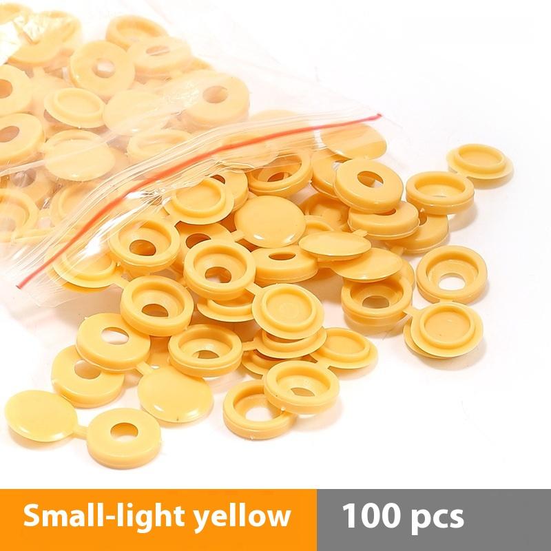 100Pcs Cross Screw Nail Cap Screw Decorative Cover Folding Buckle For Car Furniture Decorative Nuts Cover Bolts Hardware