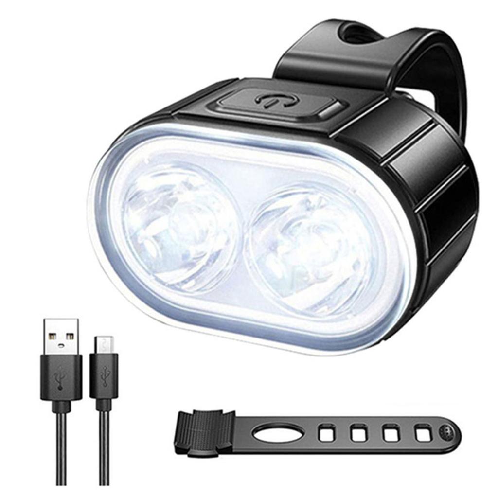 Bike Light for Night Riding USB Rechargeable Bicycle Lights Front Back for Cycling Safety IPX5 Waterproof for Mountain Road Bike