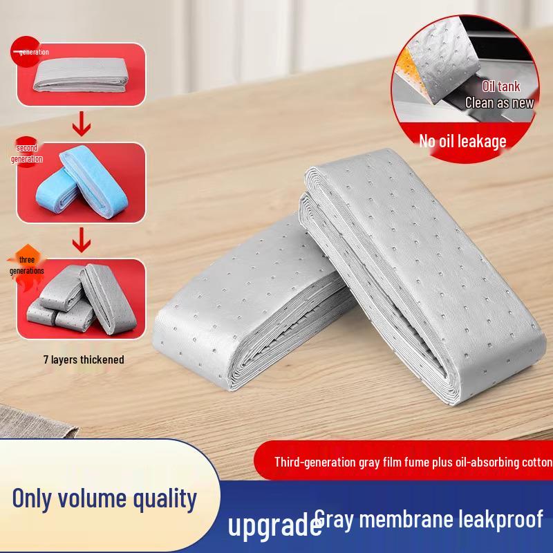 Thickened Grey Oil-Absorbing Cotton Paper for Range Hood Oil Tray