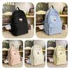 Fashionable Large Capacity Korean Style Backpack Waterproof Nylon School Bag For Men And Women