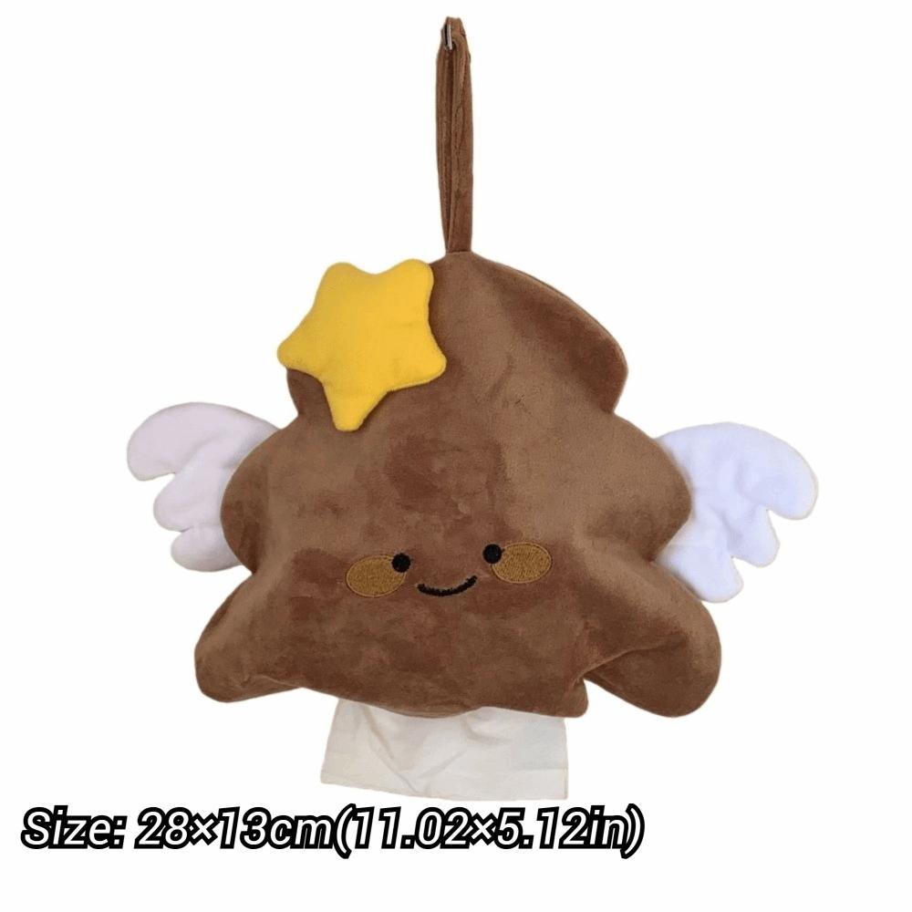 Waterproof Hanging Paper Bag Cartoon Napkin Storage Box Creative Tissue Box  Home Use