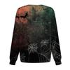 Dámské ležérní oblečení s dlouhým rukávem, jednořadové halloweenské oblečení s potiskem Cardigan Top oblečení Uniformy