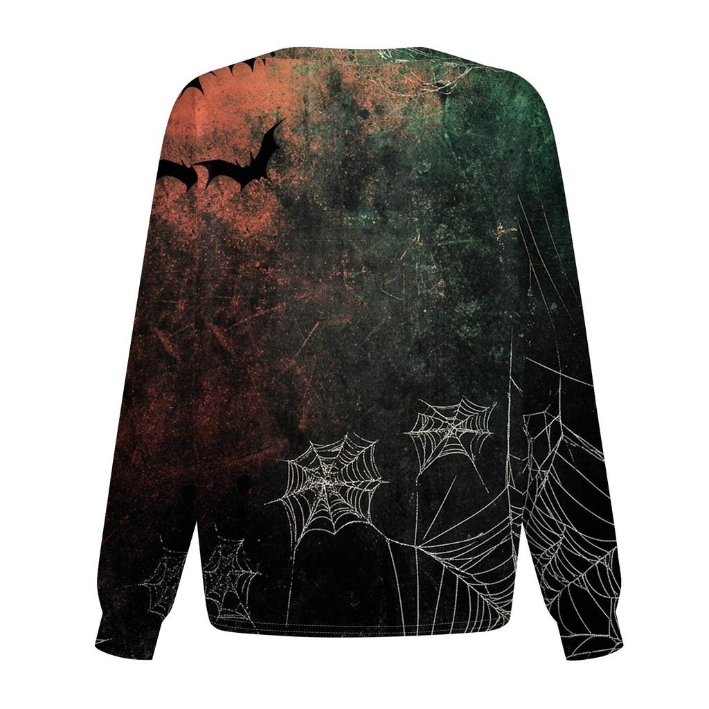 Dámské ležérní oblečení s dlouhým rukávem, jednořadové halloweenské oblečení s potiskem Cardigan Top oblečení Uniformy