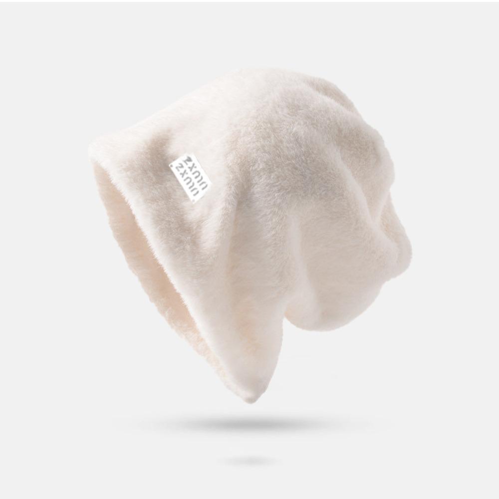 Soft Beanie Cap Warm Fluffy Bonnet Hat Y2k Winter Hat  Woman/Men