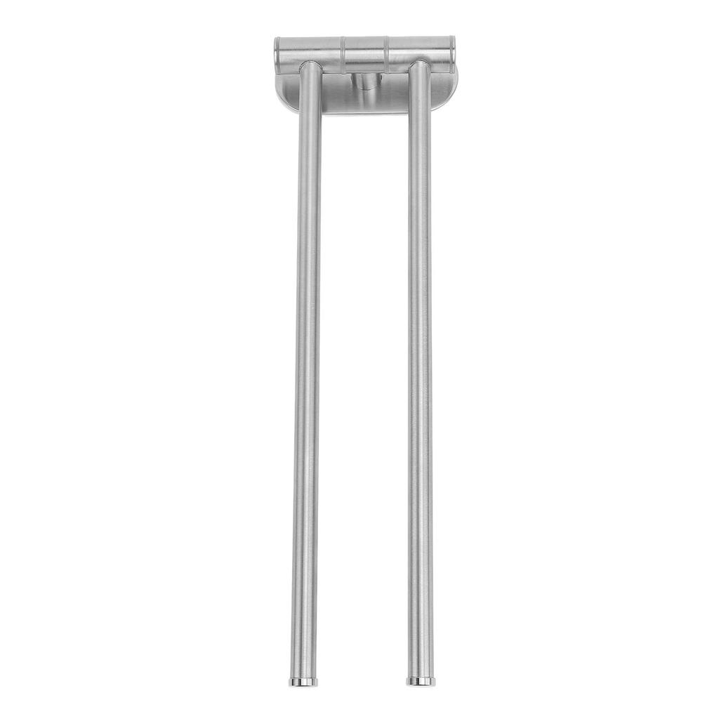 Swivel Towel Bar Swing Out Towel Rack for Bathroom Wall Towel Holder 304 Stainless Steel 2 Arm