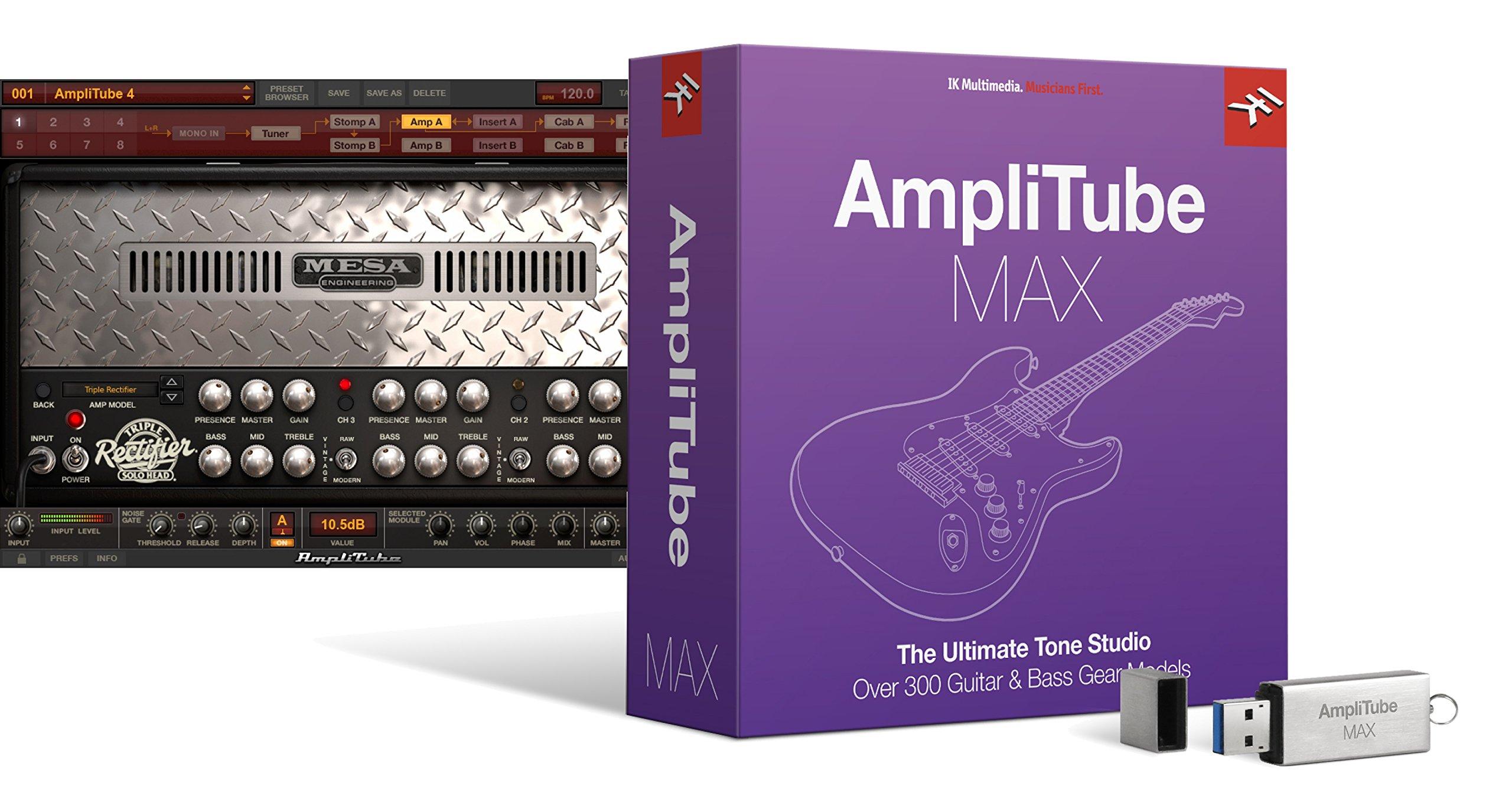

IK Multimedia AmpliTube MAX Crossgrade Guitar Sound Collection [Official Japanese Product]