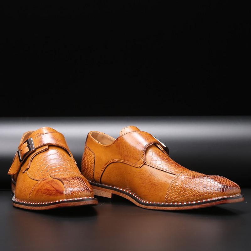 Zapatos de vestir para hombre Hebilla Business Skyle Oxfords Zapatos  formales de cuero Elegantes mocasines de boda comprar a buen precio —  entrega gratuita, reseñas reales con fotos — Joom