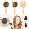 BESTOOL Hair Pig Bristle Wooden Paddle Hair High Quality Shiny Beautiful Hair Thinning Hair Hair Quality No Tangle Brush, Comb, Comb, Brush, Ladies,