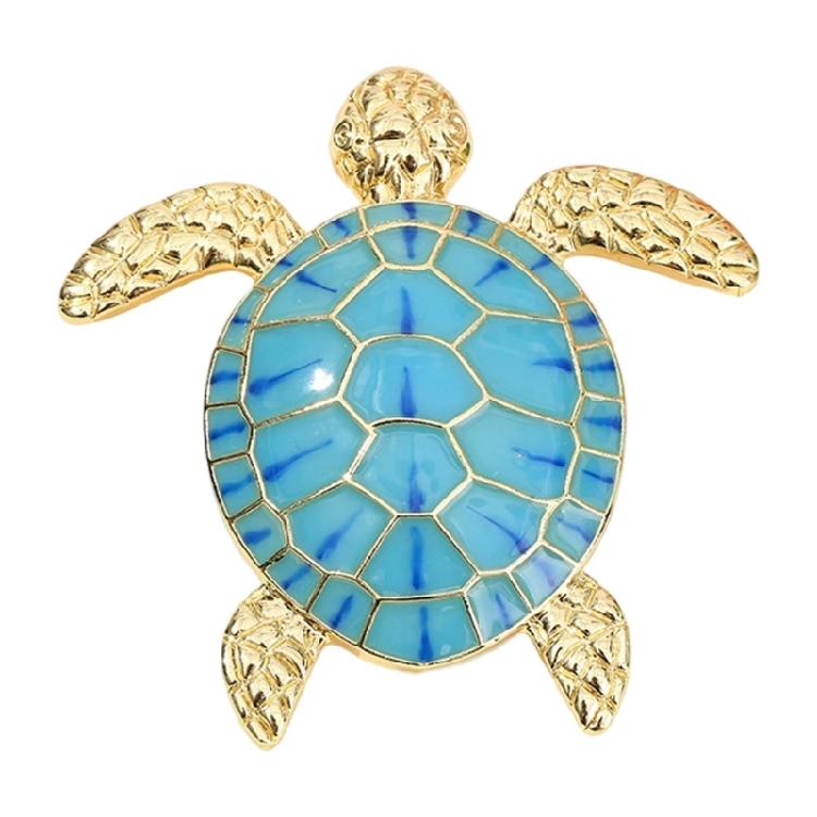 Unique Tortoise Design Brooch Lightweight Alloy Jewelry Lapel Pin For Business Outfit Birthday Gift