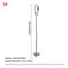 Stainless Steel Bird Feeder Hanging Typ Arbitrarily Fixed Bird Apple Fork Toy Bird Cage Supplies Parrot Vegetable Skewer Bird