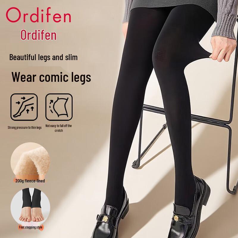 Oudifen Women's Sheer Look Thermal Tights