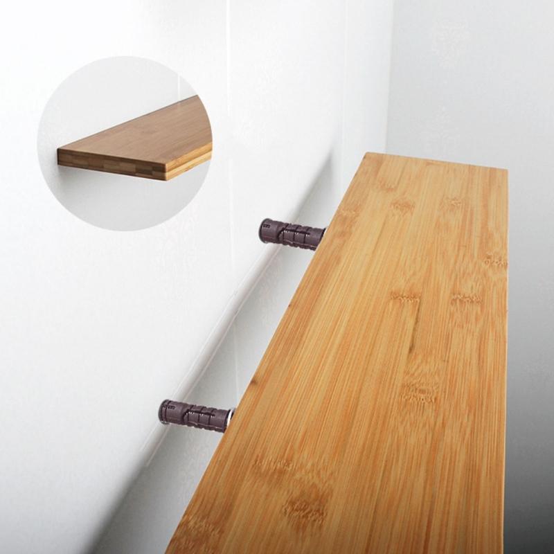 Strong & Versatile Shelf Support Brackets Stylish & Secure Floating Shelf Mounting Practical Simple Installation 10pcs