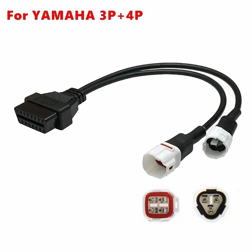 Car Male To Female 3pin 4pin For Yamaha 6pin For Honda To 16pin OBD 2 Extension Cable Electrical Equipment