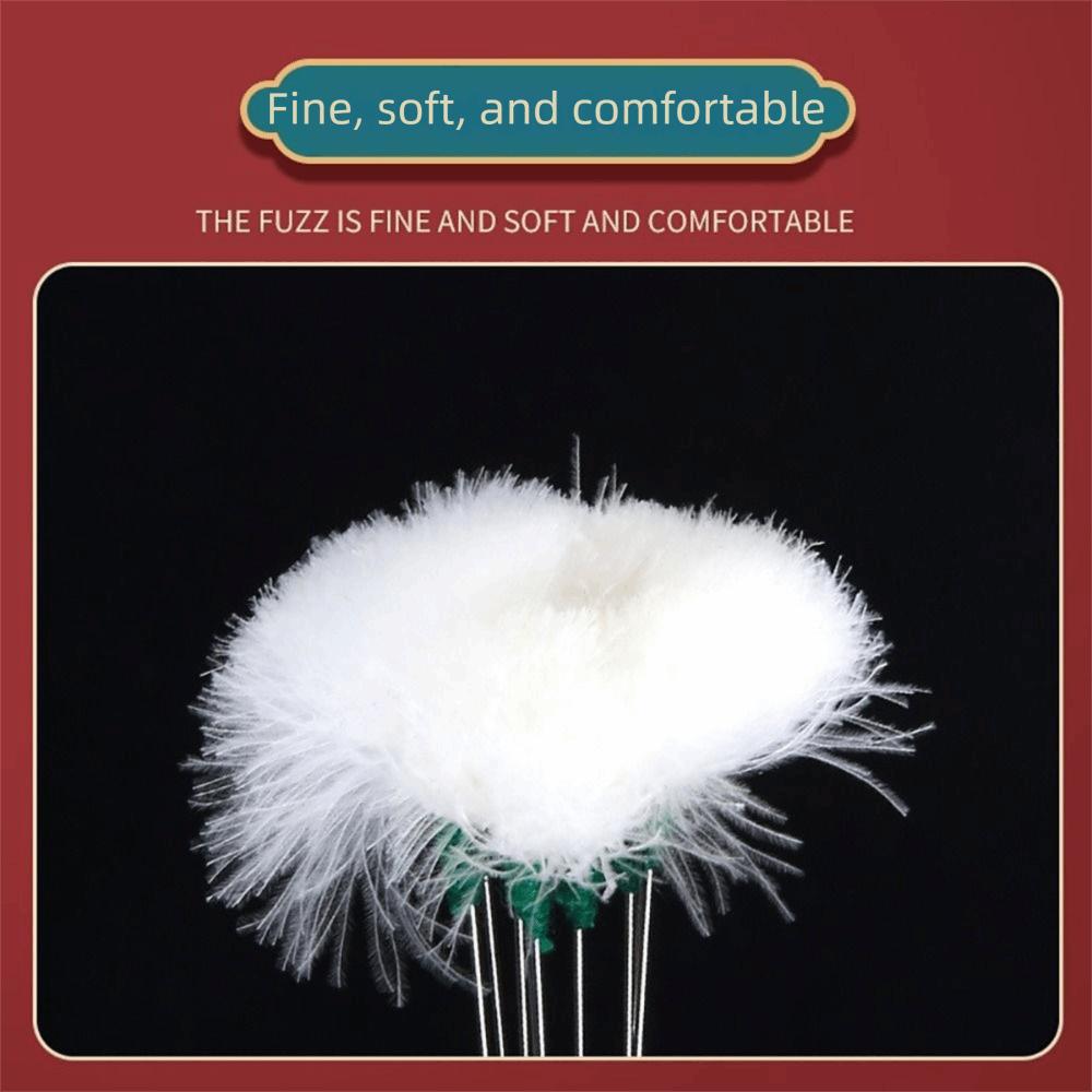 6/8/10PCS Stainless Steel Goose Feather Earpick Spoon Cleaner Wax Cleaner Tool  Ear Cleaning