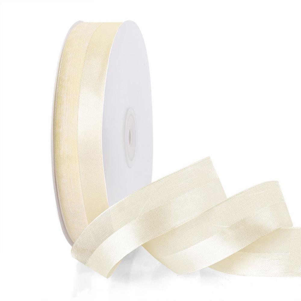 DIY Gift Wrapping Solid Satin Ribbons Bridal Bouquets Handmade Bows Single Face Ribbons Shiny Cake Packaging Bouquet Ribbons