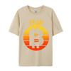 Plan Bitcoin Tshirt Pure Cotton Man Tops Shirts Camisa Normal TeeShirts 2024 Hot Sale Printed On Design