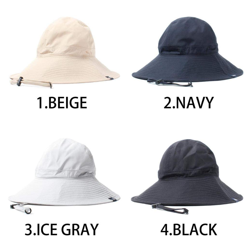 Basic Enchi Teflon Rain Certified Level Highest UV Safari Rain Stays Dry In the One Size Fits Black Hat, Water-Repellent, 5, Standard, 99.9%