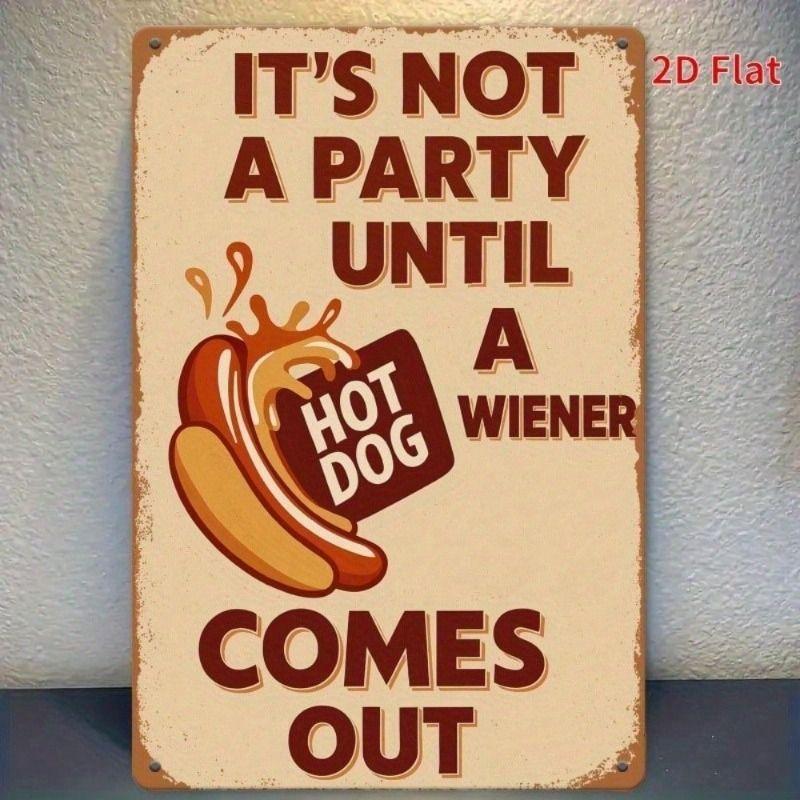 Metal Wall Art Vinyl Dog Retro Bar Man Cave Garage Gift