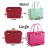 Фетровий органайзер-вставка для сумки Bogg Bag Large, внутрішній роздільник, портативний органайзер-формувач з кількома кишенями для гумової пляжної сумки