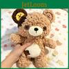 Plush Bear Toy With Button Embellishments For Kids Playroom Decor