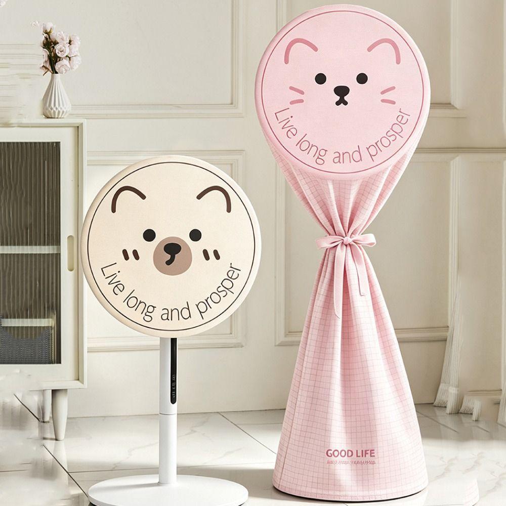 Dustproof Standing Electric Fan Cover Full Wrap Floor Fan Cover Fan Dust Cover  for Household Fans
