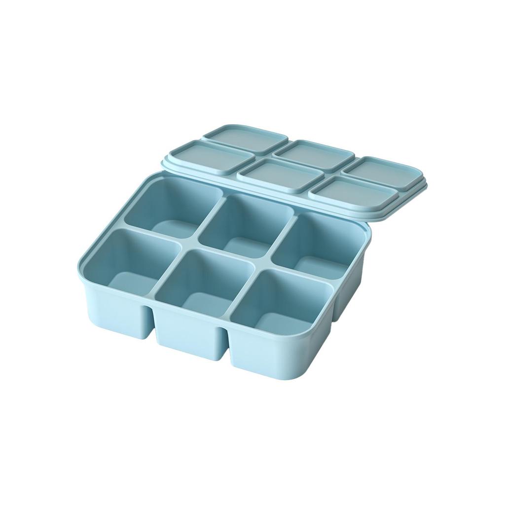 Verbesserte Silikon-Eiswürfelform mit Deckel - Lebensmittelqualität, Große Kapazität, Geruchlos, Leicht zu lösen für DIY-Eis zu Hause