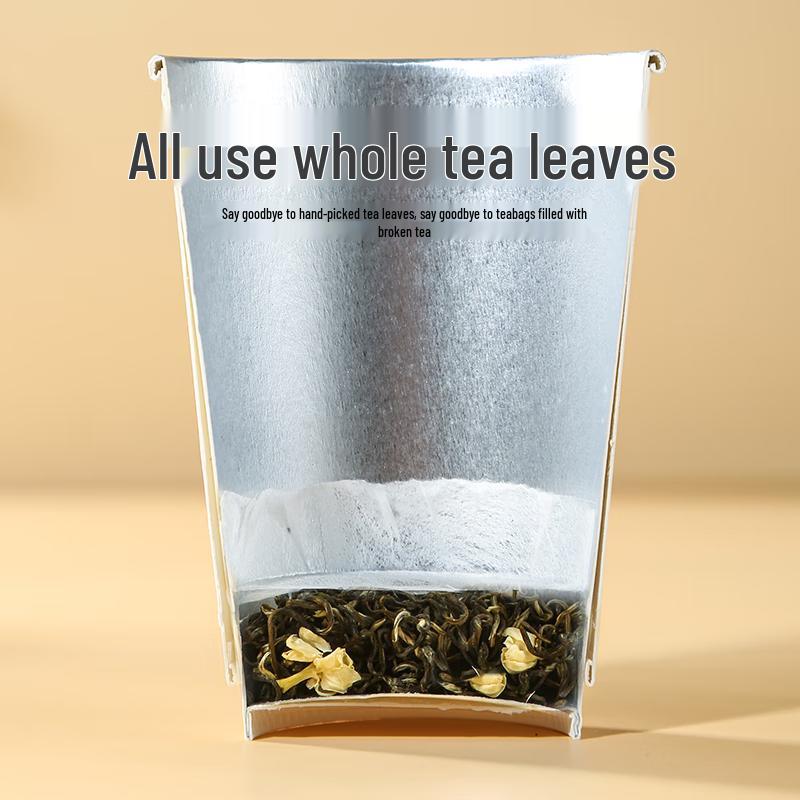 Huizhiyuan Disposable Jasmine Green Tea Cups, 10-Pack