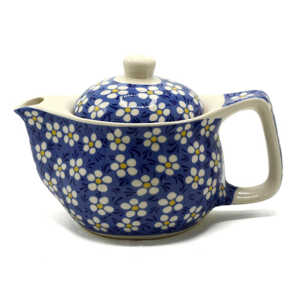 Teapot Small Herbal Blue Daisy