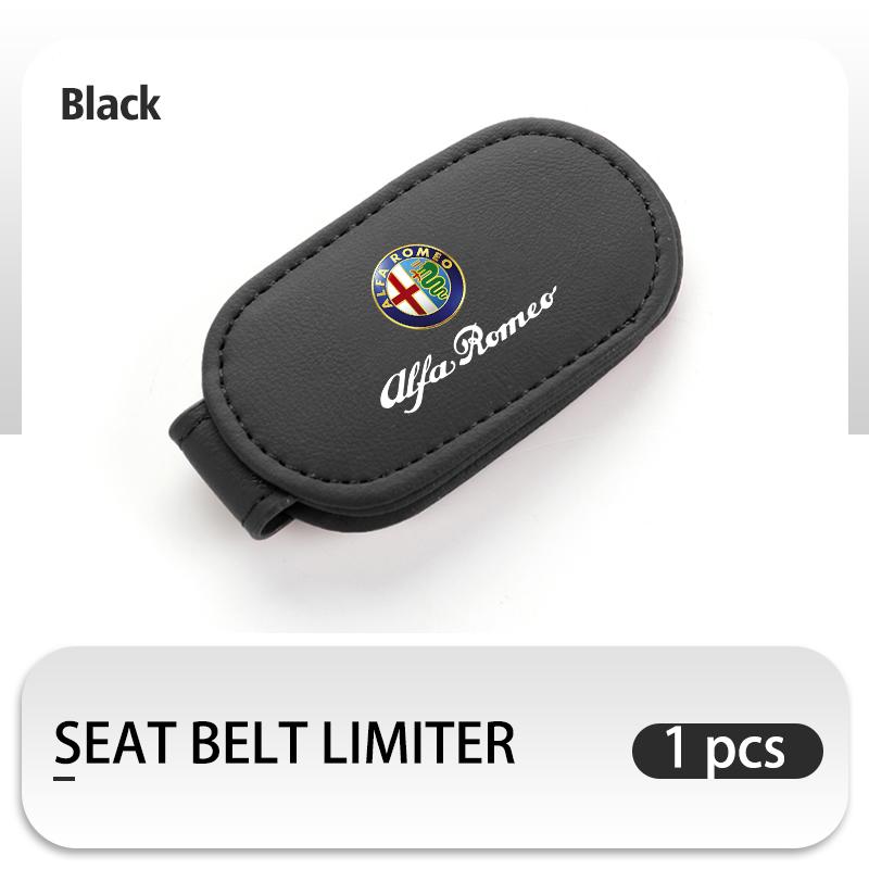 

2026 Hot Alfa Romeo Car Logo Seat Belt Adjustable Limiter Stopper Buckle Clip Auto Accessories For Alfa Romeo Giulietta 940 2010