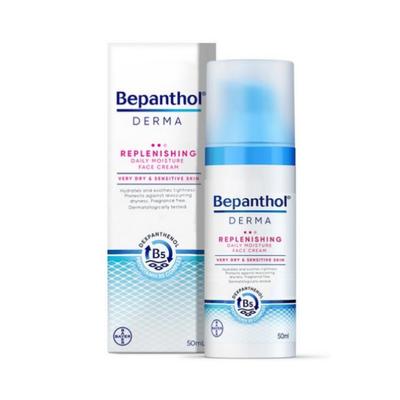 Bepanthenol Derma Crema Viso Idratante Quotidiana Ripristinante — 50 ml — 1 unità