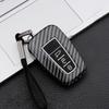 Carbon Fiber Auto Key Fob Case Cover Fit For Toyota C-Hr Chr Rav4 Rav 4 Corolla Camry Avalon Land Cruiser Prado Prius