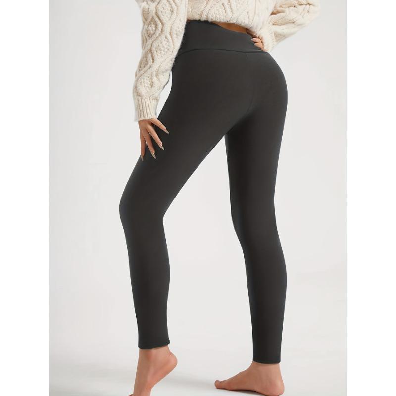 Women's Winter Warm Thickened High-Waisted Leggings  Stretchy SlimSheer Opaque Fabric for Cold Weather  Winter Leggings for Women Warm