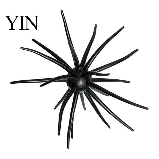 Freshwater Fish Lures 5Pcs Bionic Sea Urchin Lure, 4cm/0.5g, 7cm/1.6g, 9cm/2.8g, 11cm/8.7g Floating Soft Baits Set Artificial Bait, Fuzzy Lure