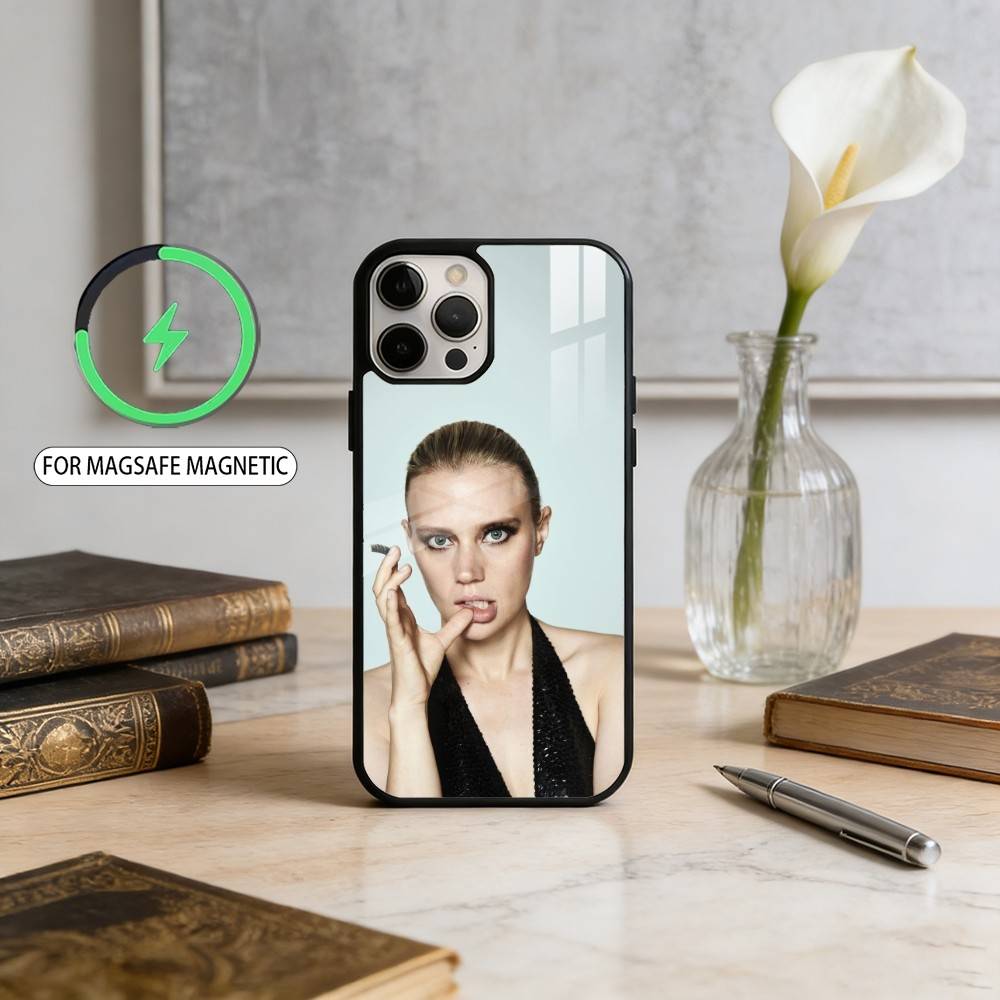 K-Kate M-McKinnon Magnetic For Magsafe Wireless Charging Phone Case For iPhone17,16,15,14,13,12,11 Plus,Pro Max iPhone15Plus