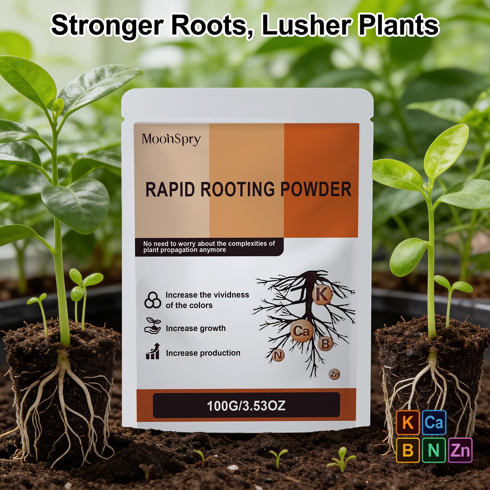 Plant Rooting Powder Accelerate Root Development Promote Faster Growth Increase Production Plant Fertilizer Nutrient Supplement 1pcs Boxed