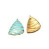5pcs Stainless Steel Enamel Triangle Charms for DIY Jewelry Findings Necklace Pendant Bracelets Earrings Making Eardrop Supplies
