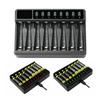 Slot Rechargeable Batteries LCD Display for AA/AAA Fast Charger Battery Charger Charging Chargers