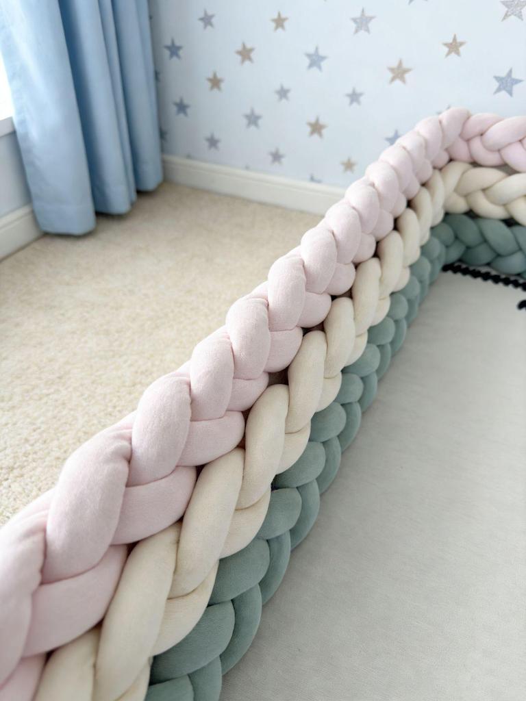 Anti-Collision Soft Padding Bed Rail for Children's Beds