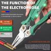 8-in-1 Wire Stripper with Voltage Tester Non-Slip Handle Ergonomic Design Multi-function Electric