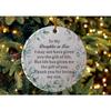 to My Daughter in Law Christmas Ornaments, Daughter-in-Law Christmas Ornament Gifts, Two-Side Printed 3'' Christmas Ornament for Christmas Tree,
