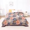 Floral Birds Cotton Towel Blanket, Bedspread For Bed, Sofa, Picnic, Travel, Yarn Dyed Jacquard, Mechanical Wash, 17 Styles