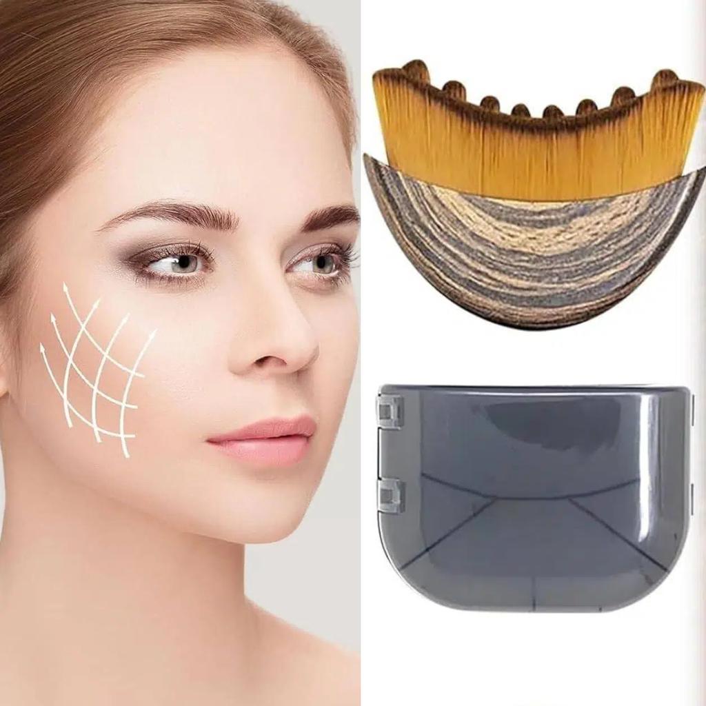 1PCS/2PCS New Lymphatic Contour Face Brush for Lymphatic Drainage,Ergonomic Lymphatic Massager, Portable Face Lifting Tool